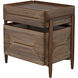 Savino 31 X 30 inch Dark Walnut Side Table
