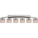Fusion 55.5 inch Brushed Nickel Bath Bar Wall Light