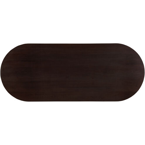 Trie 98.5 X 40 inch Dark Brown Dining Table, Large