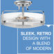 Harper 3 Light 18 inch Chrome Indoor Semi-Flush Mount Ceiling Light in Clear Seedy