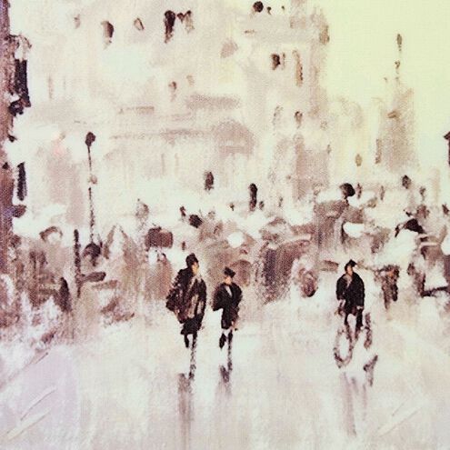 European Cities 30 X 24 inch Watercolor Prints