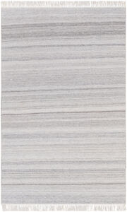 Lily 108 X 72 inch Light Grey Rug, Rectangle