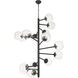 Millikan 15 Light 38.75 inch Coal Black Pendant Ceiling Light