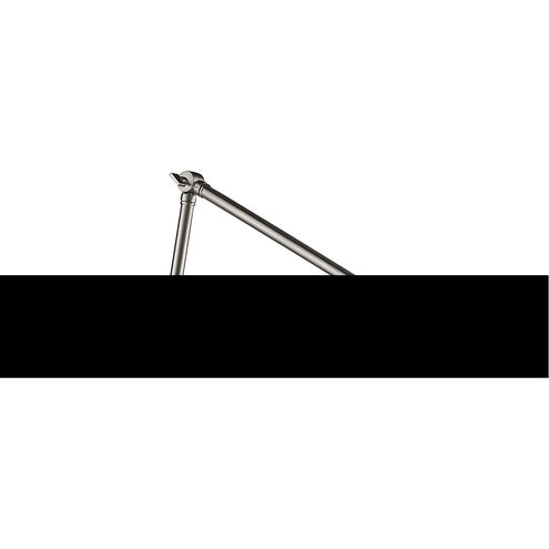Bellmont 30 inch 60.00 watt Satin Nickel Swing Arm Wall Light, Franklin Restoration