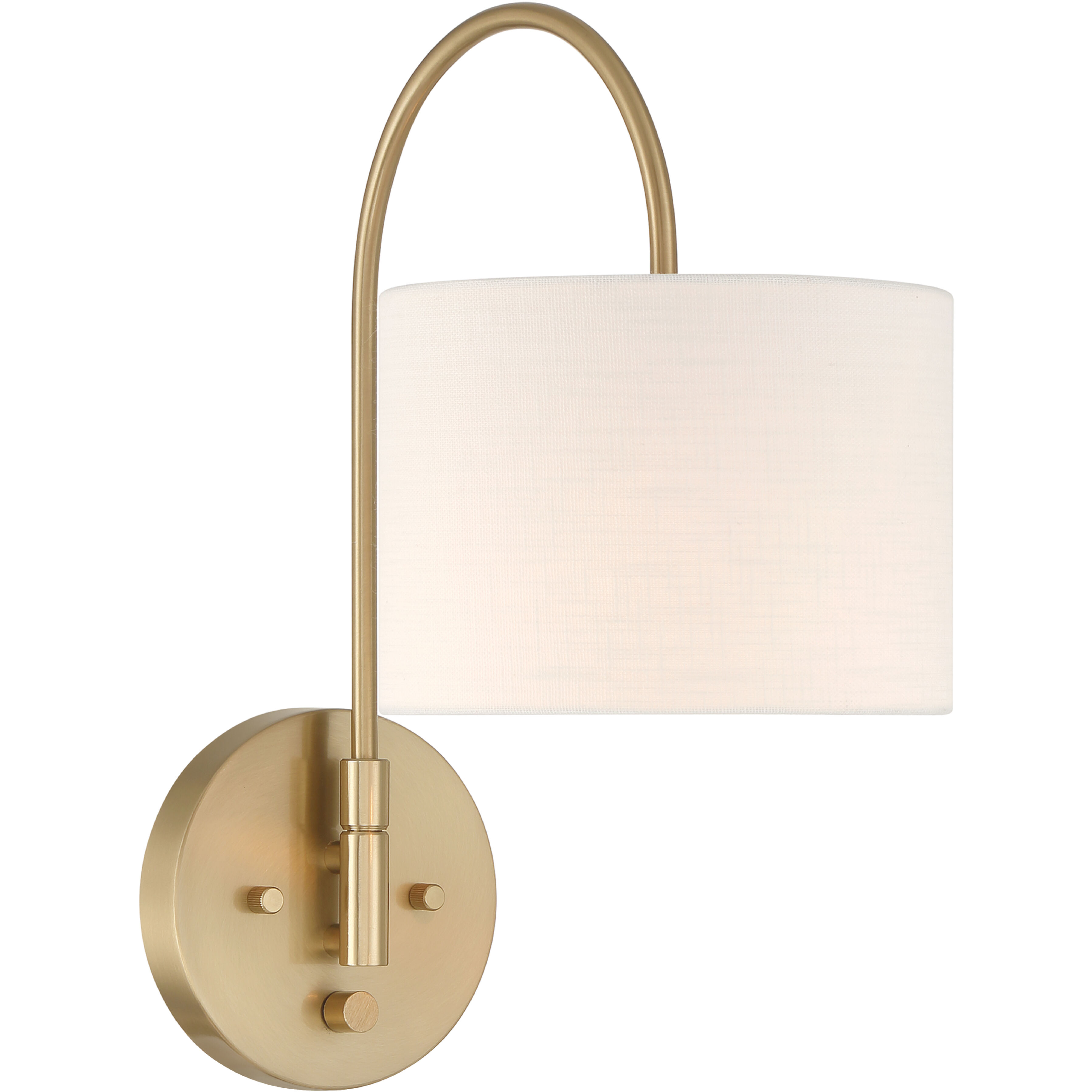 Horizon 1 Light 7.5 inch Alturas Gold Pin Up Sconce Wall Light, Large