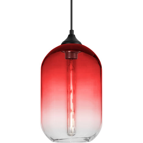 Omega 12 1 Light Black Outdoor Pendant