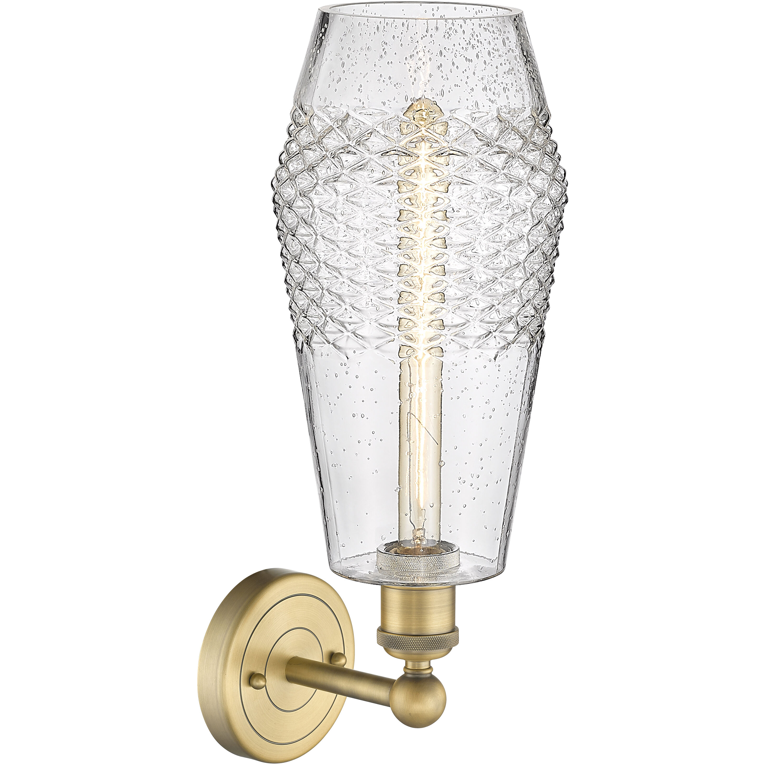 Windham Sconce Wall Light in Brushed Brass