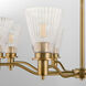 Lawton 8 Light 35 inch Brushed Brass Chandelier Ceiling Light