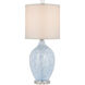 Tinney 26.25 inch 150 watt Blue and Clear Table Lamp Portable Light