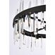 Serena 14 Light 25 inch Black Pendant Ceiling Light