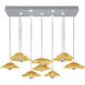 Embark 17 Light 61.75 inch Silver Pendant Ceiling Light