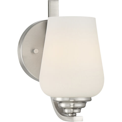 Shyloh 1 Light 5 inch Brushed Nickel Bath Light Wall Light
