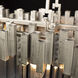 Matrix Linear Pendant Ceiling Light in 6, Rainy Night