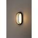 Bulwark LED 6 inch Black Outdoor Wall Mount