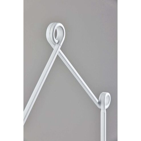 Knot 45.5 inch 10.00 watt White Floor Lamp Portable Light
