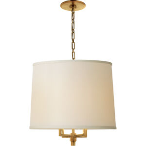 Barbara Barry Westport 4 Light 23 inch Soft Brass Hanging Shade Ceiling Light, Large