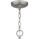 Acacia 3 Light 20 inch Brushed Nickel Chandelier Ceiling Light