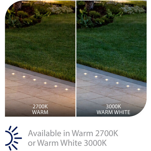 Tyler 12 4.1 watt Stainless Steel Path Lighting in 2700K, WAC Landscape