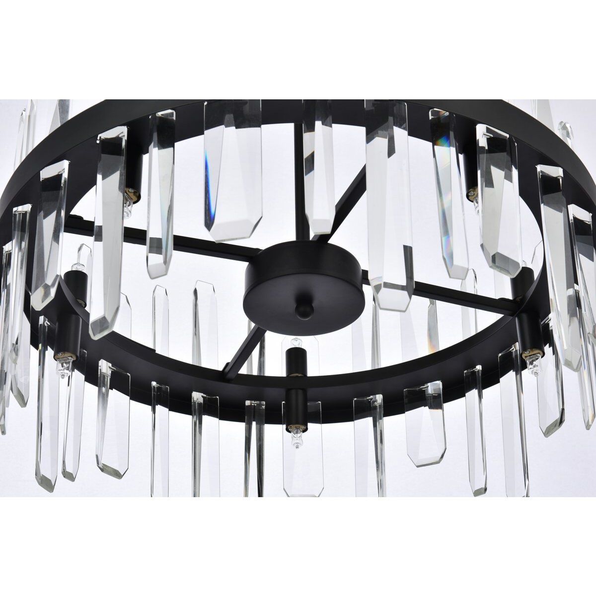 Serena 10 Light 20 inch Black Pendant Ceiling Light