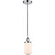 Edison Dover LED 5 inch Polished Chrome Mini Pendant Ceiling Light
