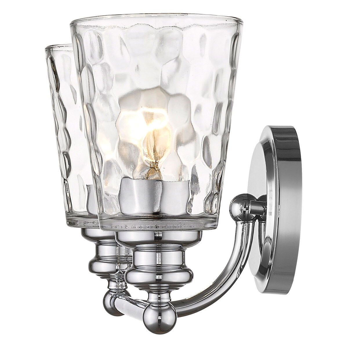 Mae 2 Light 14 inch Chrome Vanity Light Wall Light