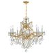 Maria Theresa 9 Light 28 inch Gold Chandelier Ceiling Light in Clear Spectra
