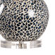 Wildwood 29 inch 100.00 watt Black/Teal/White Decal/Clear Table Lamp Portable Light