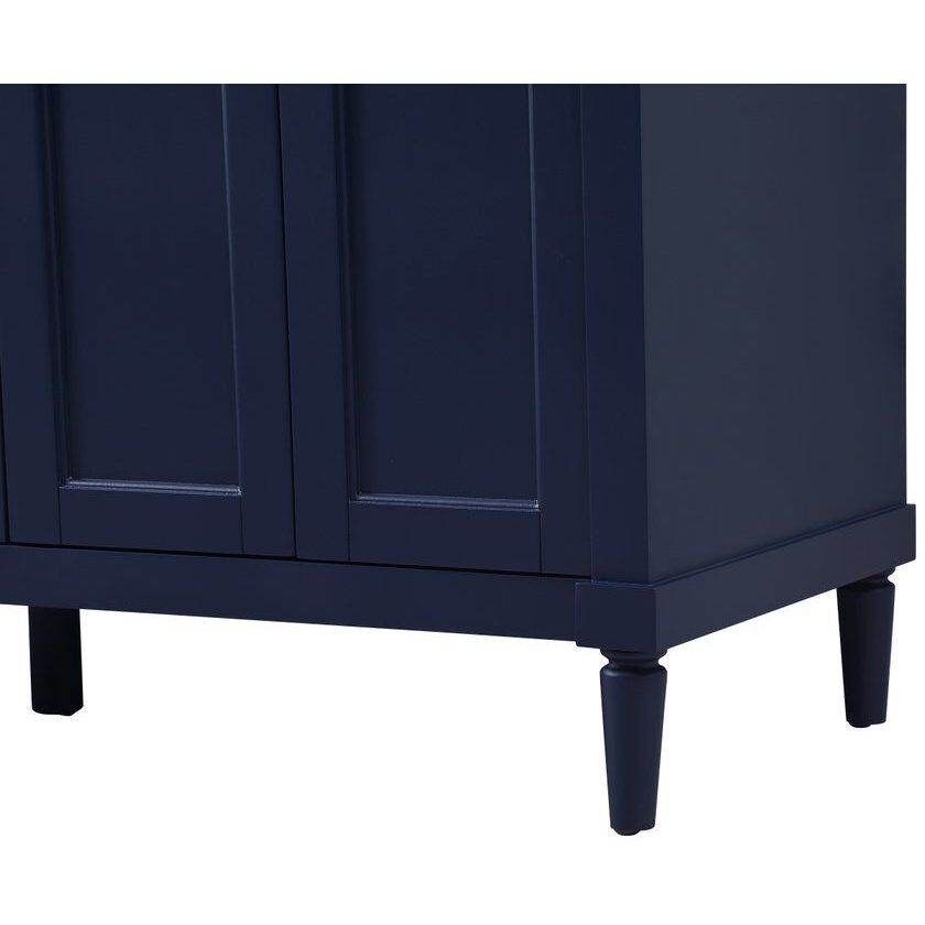 Bennett 60 X 21 X 35 inch Blue Vanity Sink Set