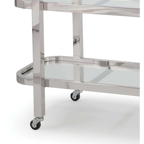 Carter Stainless Steel Bar Cart
