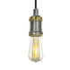 Envisage VI LED 2 inch Graphite with Brass Mini Pendant Ceiling Light