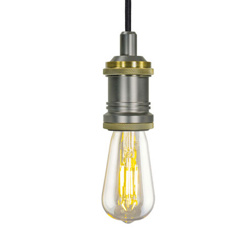 Envisage VI LED 2 inch Graphite with Brass Mini Pendant Ceiling Light