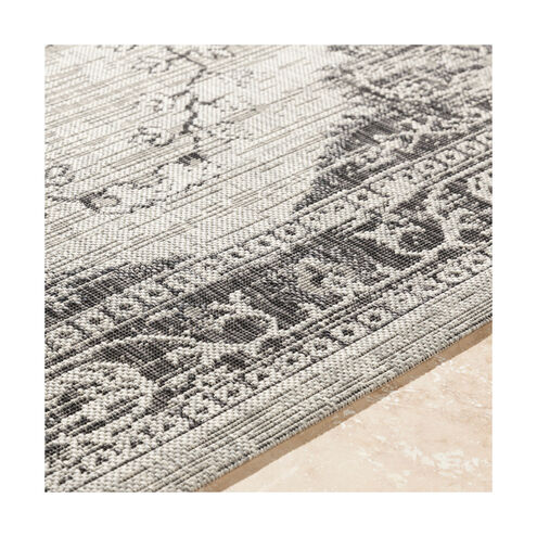 Eagean 35 X 24 inch Taupe/Black/Light Gray/White Outdoor Rug, Rectangle