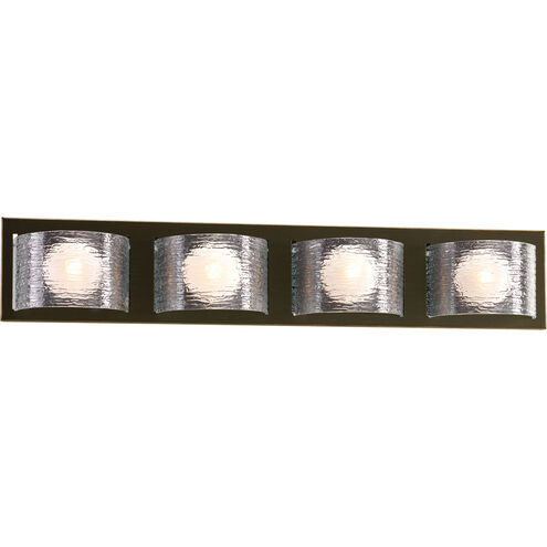 Reign 4 Light 30 inch Antique Bronze Bath Vanity Wall Light