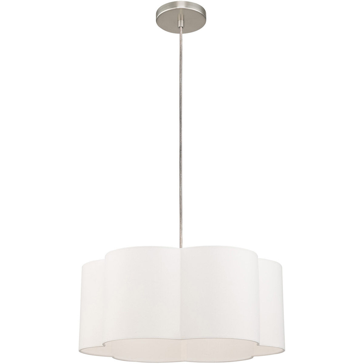 Chelsea 1 Light 18 inch Brushed Nickel Pendant Ceiling Light