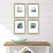 Abstract Collection Blue Framed Art