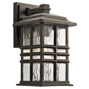Beacon Square 1 Light 12 inch Olde Bronze Outdoor Wall, Small