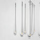Stillo LED 17 inch Satin Nickel Multi-Light Pendant Ceiling Light