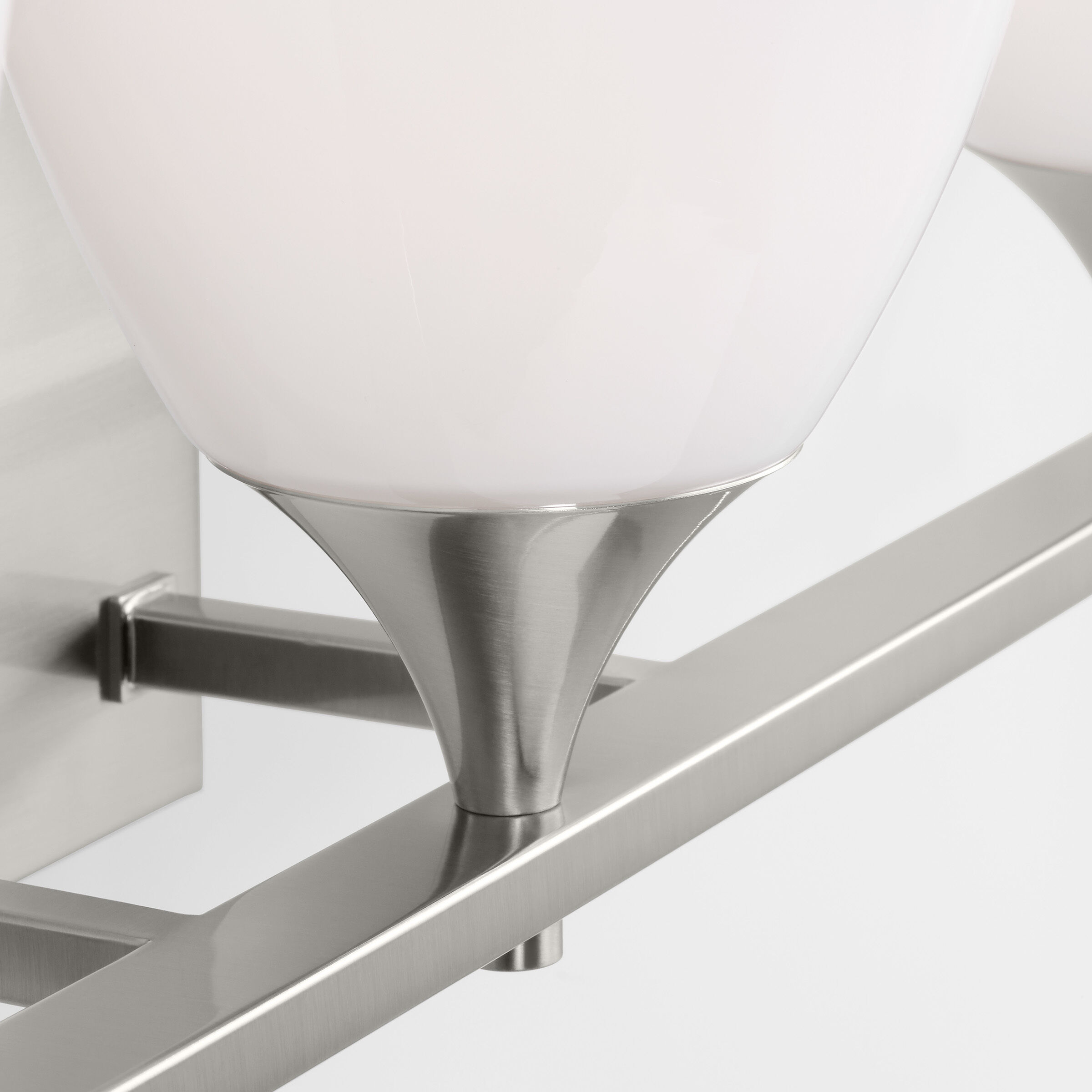 Drew & Jonathan Toffino 3 Light 26 inch Brushed Steel Wall Bath Fixture Wall Light