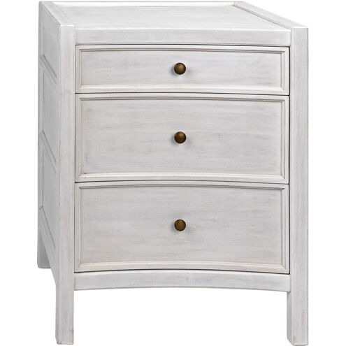 Hampton 31 X 24 inch White Wash Night Stand