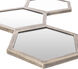 Honeycomb 34.75 X 11 inch Ivory Mirror