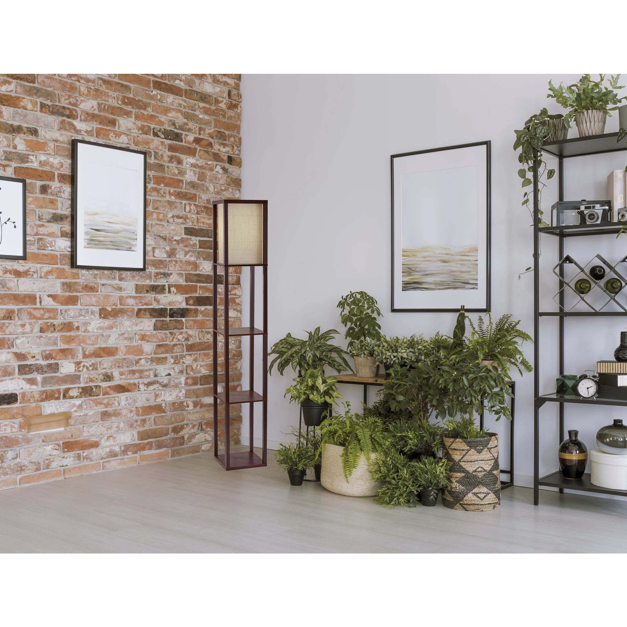 Adesso wright shelf floor lamp hot sale