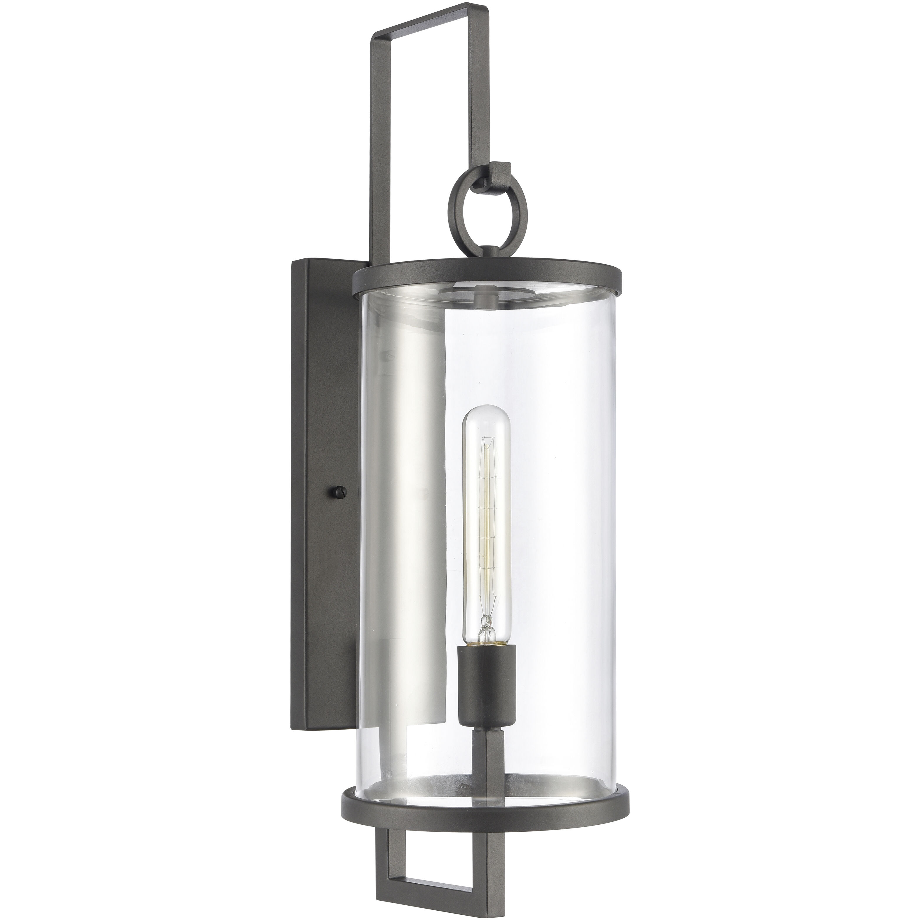 Hopkins 1 Light 24 inch Charcoal Outdoor Wall Sconce
