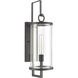 Hopkins 1 Light 24 inch Charcoal Outdoor Wall Sconce