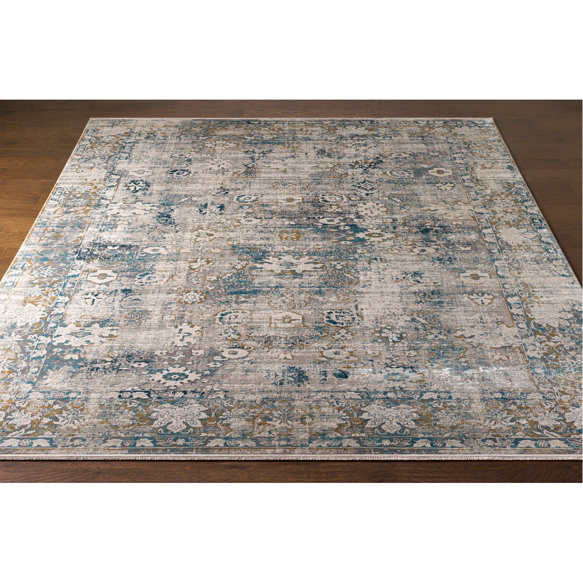 Comfort 156 X 114 inch Sky Blue Rug, Rectangle