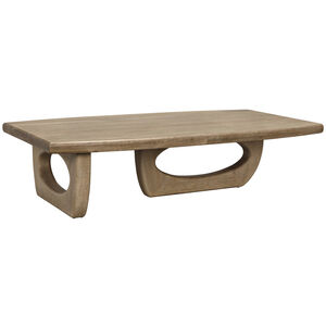 Douglas 72 X 37.5 inch Bleached Walnut Coffee Table