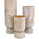 London Sky 9 X 5 inch Vases, Set of 3