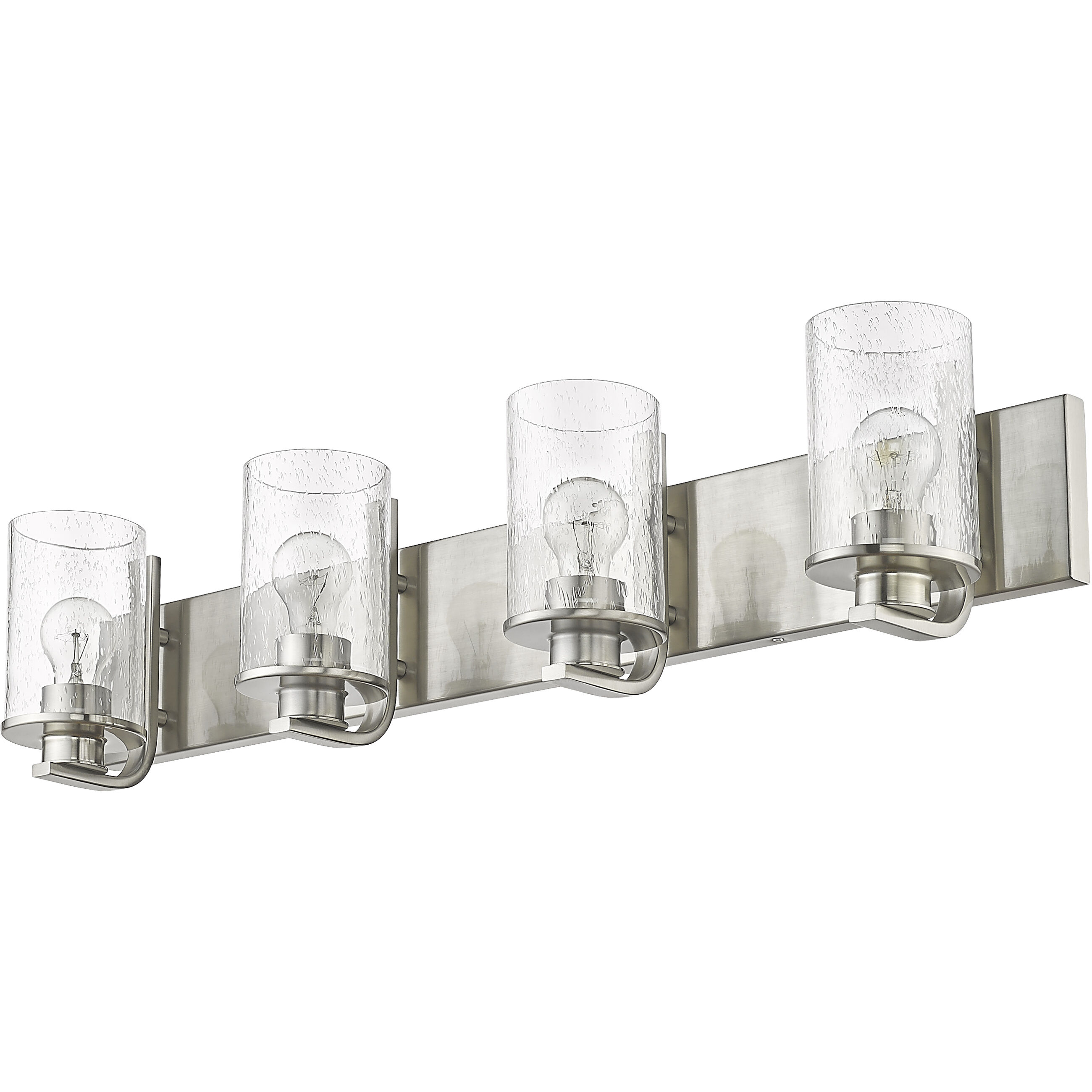 Beckett 4 Light 34 inch Brushed Nickel Vanity Wall Light