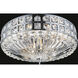 Bloome 6 Light 17 inch Chrome Bowl Flush Mount Ceiling Light