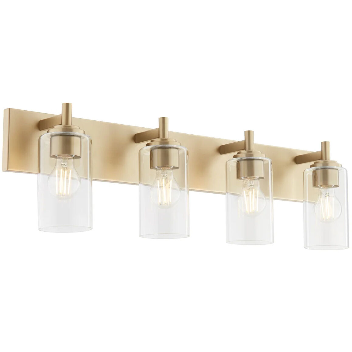 Fallstaff 4 Light 31.5 inch Aged Brass Vanity Light Wall Light