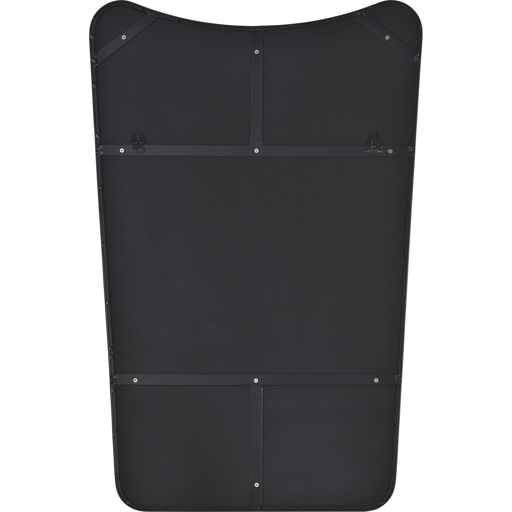 Nashua 36 X 24 inch Matte Black and Clear Mirror